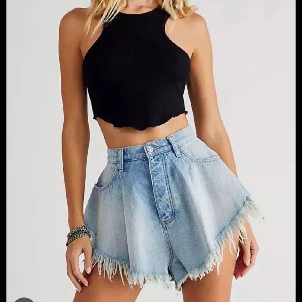 Free People Harlie Denim Shorties